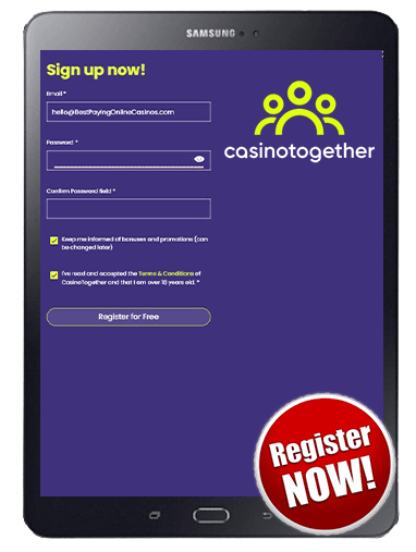 How To Register At Casinotogether?